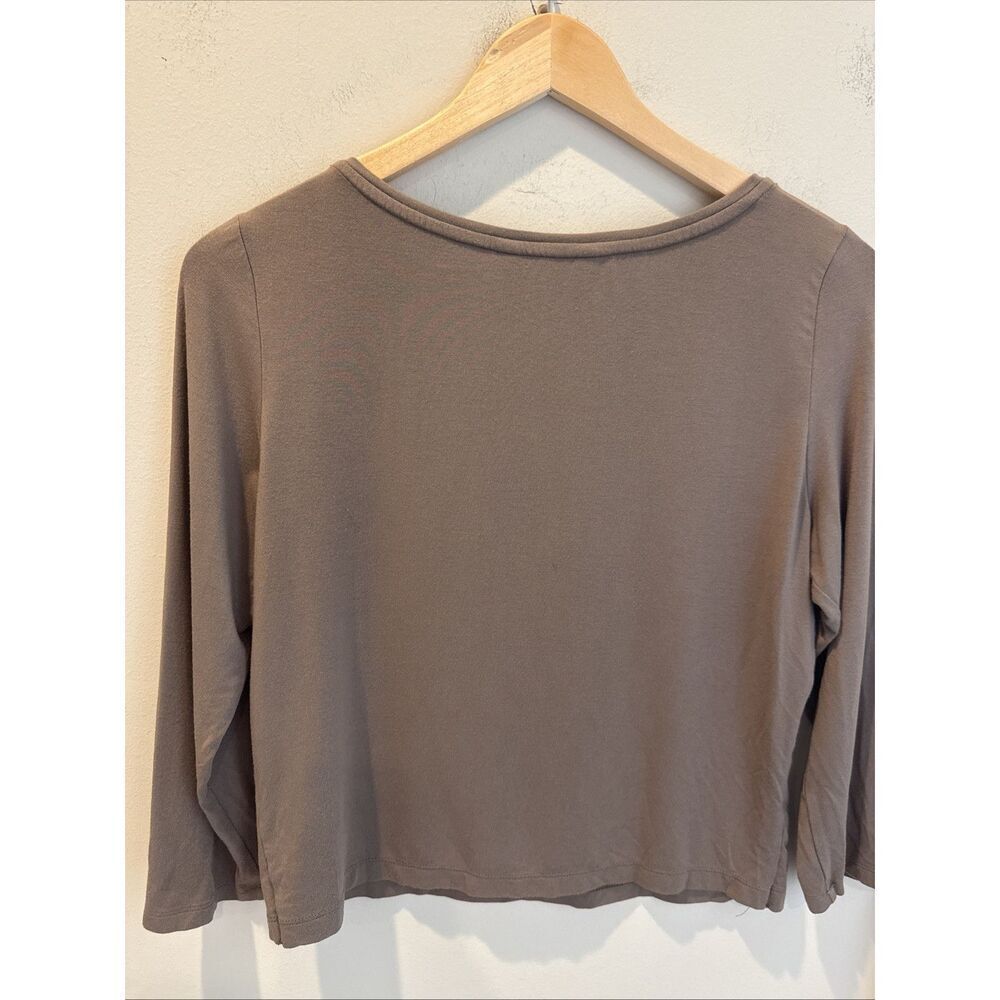 Tommy Bahama Boatneck Taupe 3/4 Sleeve T-shirt Size XS - Picture 3 of 6